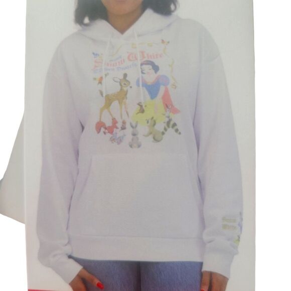 DISNEY Snow White Ptincess Graphic Hoodie Sweatshirt Ladies Sz XS Girls … - Picture 7 of 12
